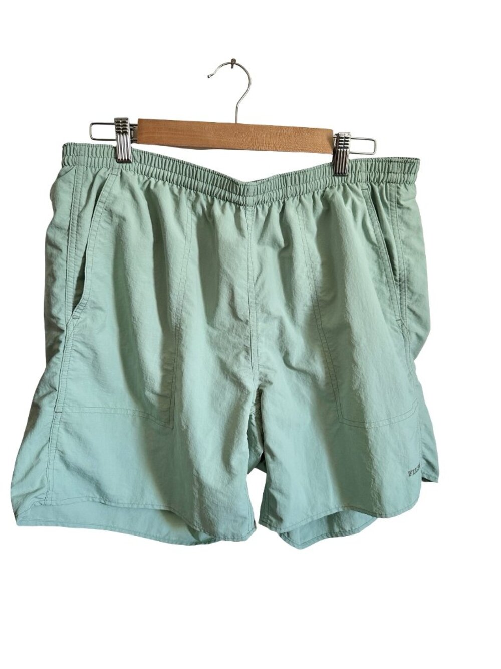 Filson Swim Shorts Mens Size Large Blue Oxbow Lake Trunks